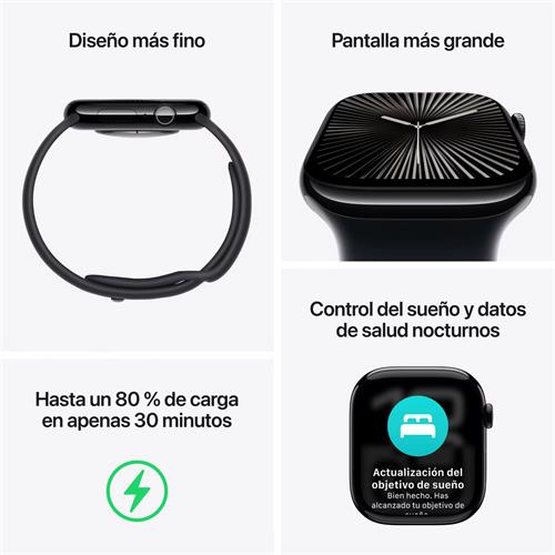 Apple Watch Serie 10 GPS 46mm Silver Aluminium (MWWN3QL/A)