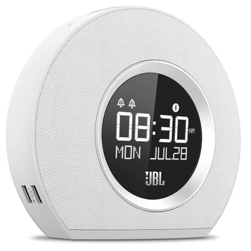 Jbl Horizon Altavoz Bluetooth Y Usb Radio-Reloj Blanco