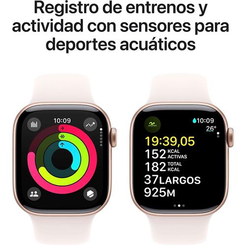 Apple Watch Series 10 GPS + Cellular 42mm Rose Gold Aluminium (MWXC3QL/A)