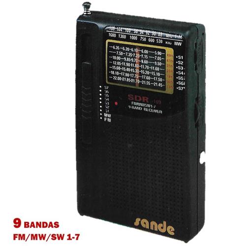 Sande 109 Sdr Radio 9 Bandas Am/Fm