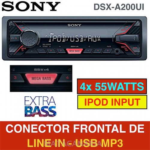Sony Dsx-A200Ui Autoradio Mp3 Usb Smartphone