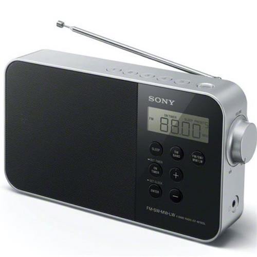 Sony Icf-M780Sl Radio Portátil 4 Bandas Black