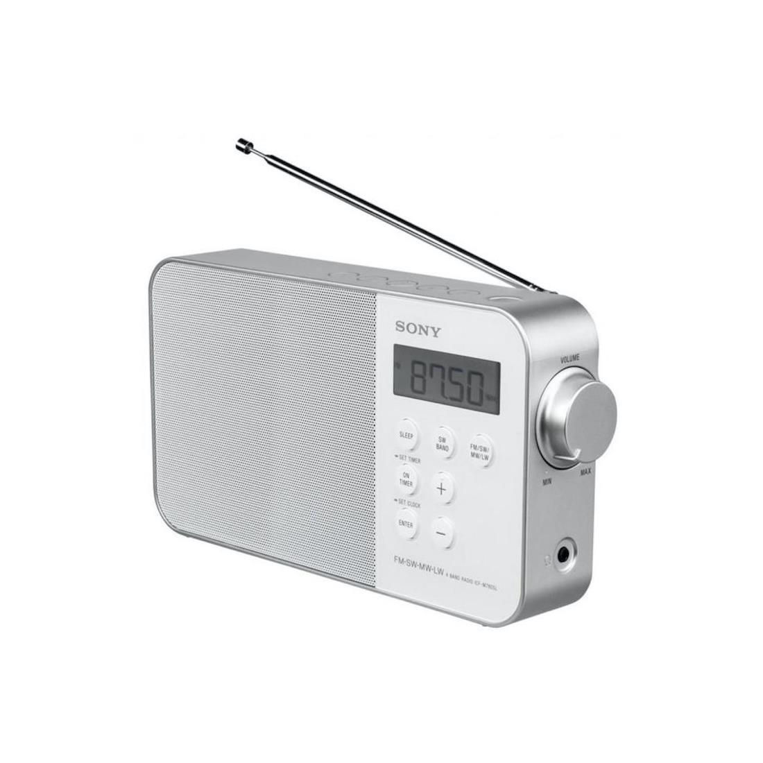Sony Icf-M780Sl Radio Portátil 4 Bandas White
