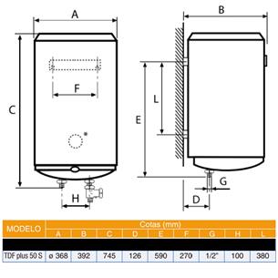 Cointra TDF PLUS-50S 50L Termo 2