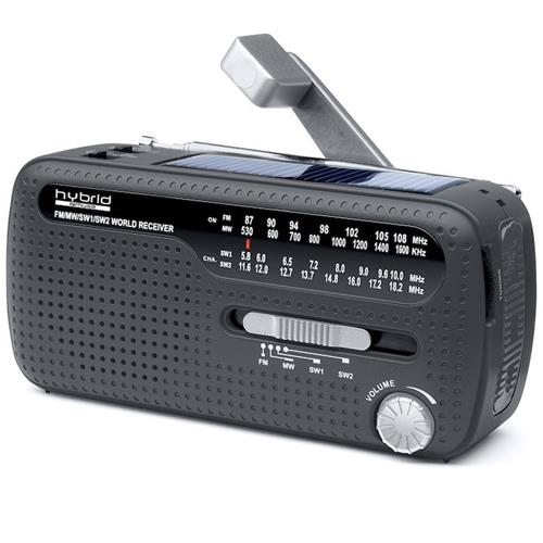 Muse Mh-07 Ds Radio Recargable Con Dinamo Y Solar