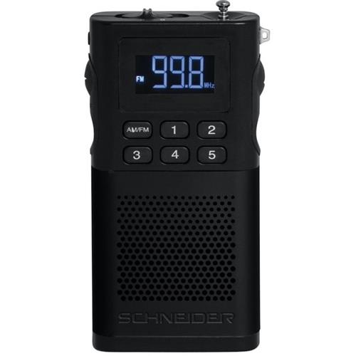 Schneider Sc160Acl Radio Piccolo Am/Fm Black