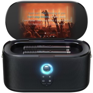 Ikarao Shell S1 Altavoz Karaoke Recargable con Pantalla 10.1" 280W y 2 Micros 2