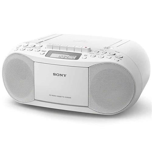 Sony Cfd S70 Radio Cd Cassette White