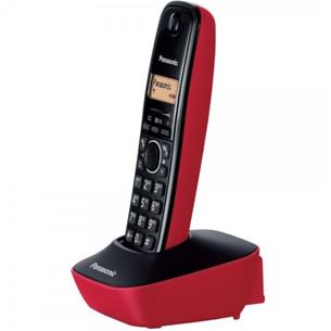 PANASONIC KX-TG1611SPR Teléfono DECT Negro/Rojo 2