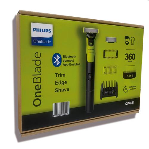 Philips QP4631/65 OneBlade 360 Recordadora para Barba y Cuerpo