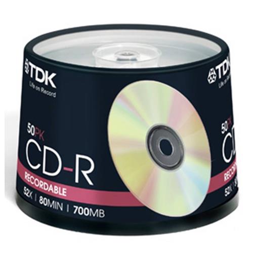 Tdk Cd-R80 Cba50 (Tarrina 50)
