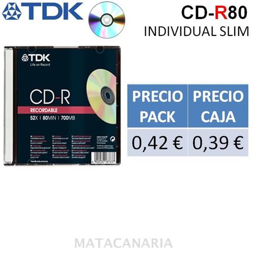 Tdk Cd-R80 Sca Slim