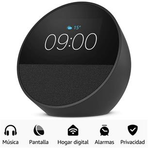 Amazon Echo Spot Altavoz Bluetooth Inteligente 2024 Negro 2