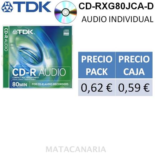 Tdk Cd-Rwxg80 Jca Audio