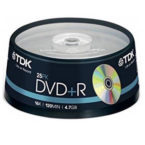 Tdk Dvd+R47 Cbed25 (Tarrina 25)