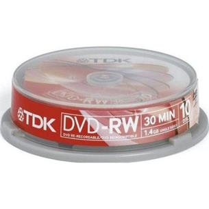 Tdk Dvd+Rw1.4 Cbeb10 Videocámara (Tarrina 10)