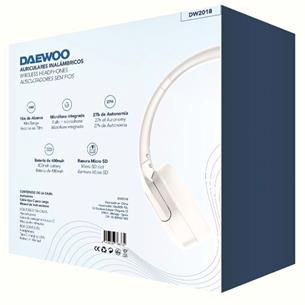 Daewoo DW2018 Auricular Bluetooth con MicroSD y Batería 27h Blanco 2