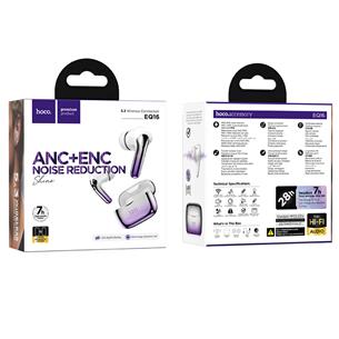 Hoco EQ16 Auricular Inalámbrico con Cancelación de Ruido Purple Glaze 2