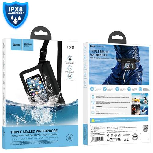 Hoco HX51 Funda Resistente al Agua IPX8 para móviles Horizontal