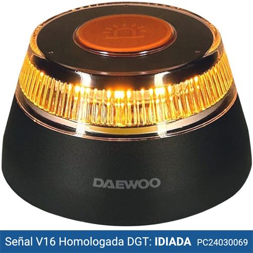 Baliza V16 Daewoo DW5001 Conectada Homologada por la DGT 2026