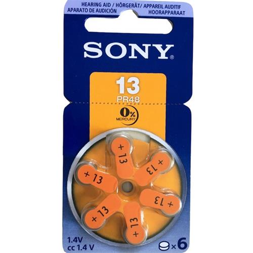 Sony Pr13-D6N Zinc 1.4V 6 Unds
