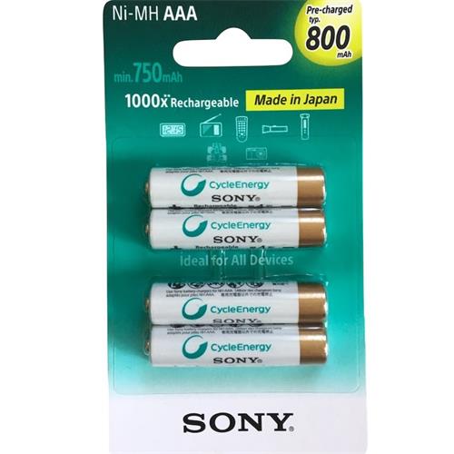 Sony Aaa Recargable 1.2V 800Mah Nh-Aaa-B4Kn