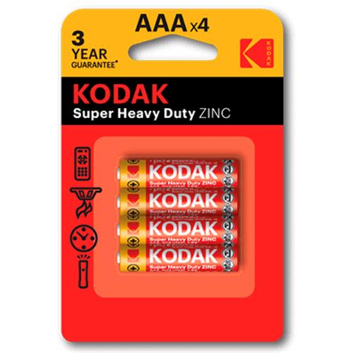 Kodak R3 Aaa Zinc 4 Unds (30953321)