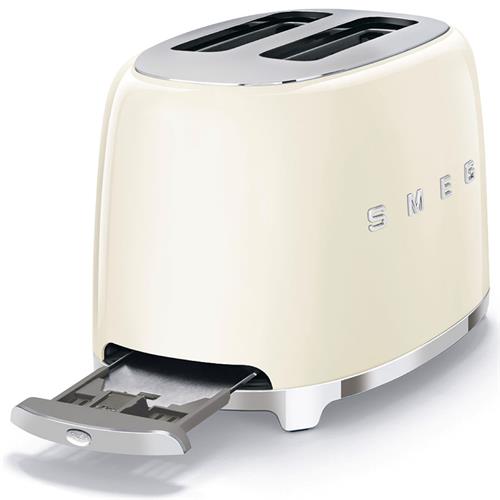 Smeg TSF01CREU Tostadora Retro 2 Ranuras Crema