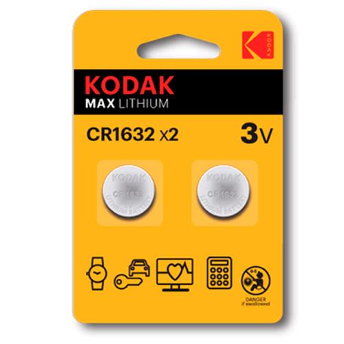 Kodak Cr1632 Batería Lithium 3V 2 Unds (30417700)