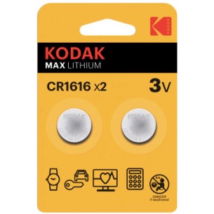 Kodak Cr1616 Batería Lithium 3V 2 Unds (30417748)
