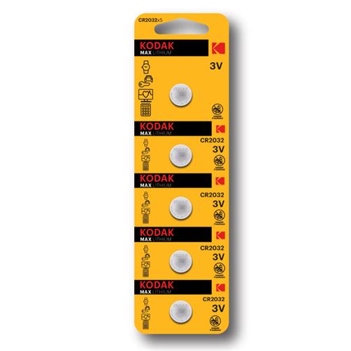 Kodak Cr2032 Batería Litio Ultra 3V 5 Unds (30411579)