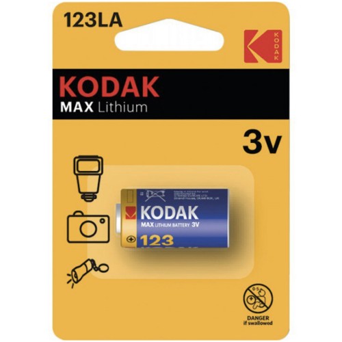 KODAK CR123LA BATERÍA MAX LITHIUM 3V (30956223)