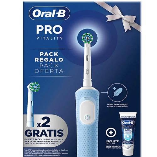 Braun Oral-B Cepillo Vitality Pro + 2 Recambios+ Pasta Dientes (D103.413.3)