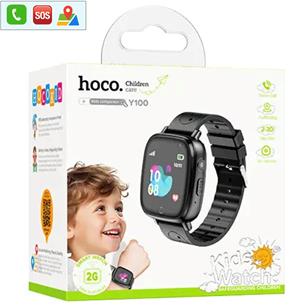 Hoco Y100 2G Children SmartWatch para Niños con llamadas Bluetooth Negro 2