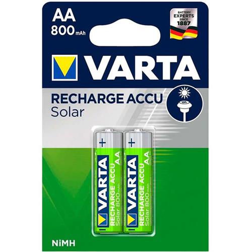 Varta Aa Recargable Solar 800 Mah 2 Unidades