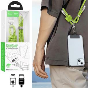 Hoco GH7 Colgante para Móvil con Cable USB-C a Lightning 1.8m Fluorescent Green 2