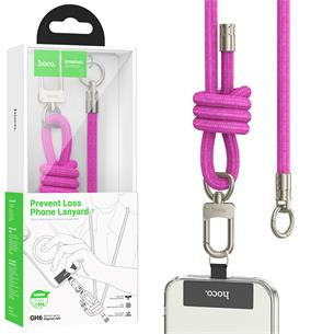 Hoco GH6 Cordón Ajustable para Móviles 1.8m Elegant Pink 2