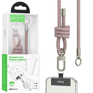 Hoco GH6 Cordón Ajustable para Móviles 1.8m Elegant Peach 2