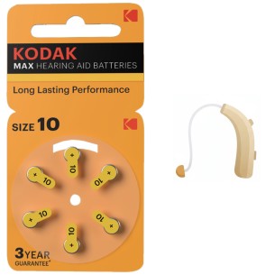 Kodak Pila Audífono Zinc-Air 10 (Blister de 6 Unds) CAT 30423312