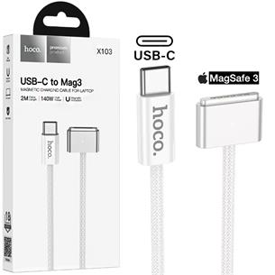 Hoco X103 Cable USB-C a Magsafe 3 140W y 2 Metros 2