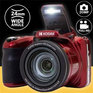Kodak Pixpro AZ425 Cámara Digital 20Mp y 42x Zoom Roja 2