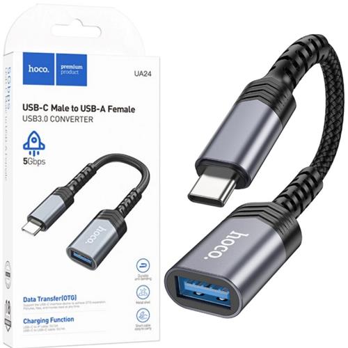 Hoco UA24 Adaptador OTG de USB-C a USB-A 3.0
