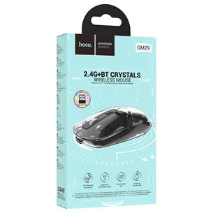 Hoco GM29 Ratón Inalámbrico 2.4G y Bluetooth Dark Night Black 2