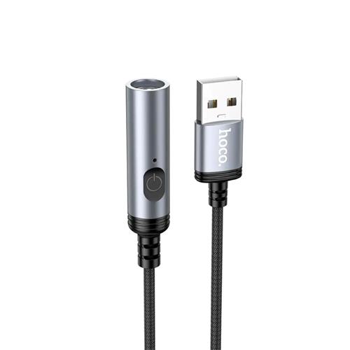 Hoco UA30 Mechero para Coche con Conexión USB-A y cable 30cm