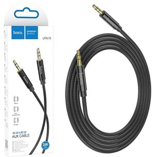 Hoco UPA19 Cable Audio Aux Jack 3.5mm a Jack 3.5mm 2 metros Negro 2
