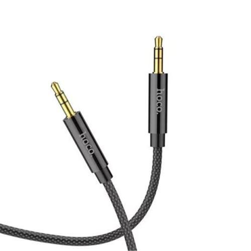 Hoco UPA19 Cable Audio Aux Jack 3.5mm a Jack 3.5mm 2 metros Negro