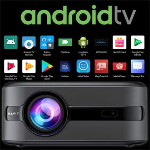 Havit PJ219 Pro Proyector Full HD, 350 Lúmenes, Android TV y WIFI 2