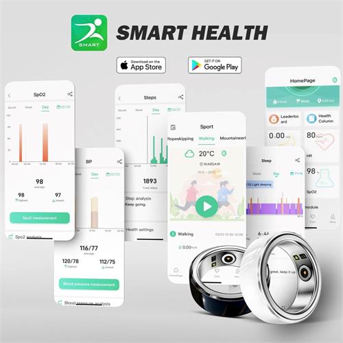 Bemi Revo Smart Ring 18mm Acero Inoxidable Negro