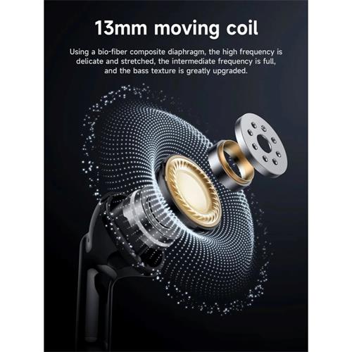 Hoco EQ10 Plus Auricular Inalámbrico con Cancelación de Ruido Activa Negro