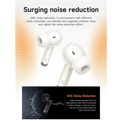 Hoco EQ10 Plus Auricular Inalámbrico con Cancelación de Ruido Activa Negro